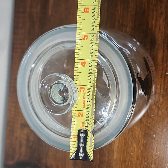 Disney Hocus Pocus Glass Jar with Black and Purple Design - Picture 7 of 7